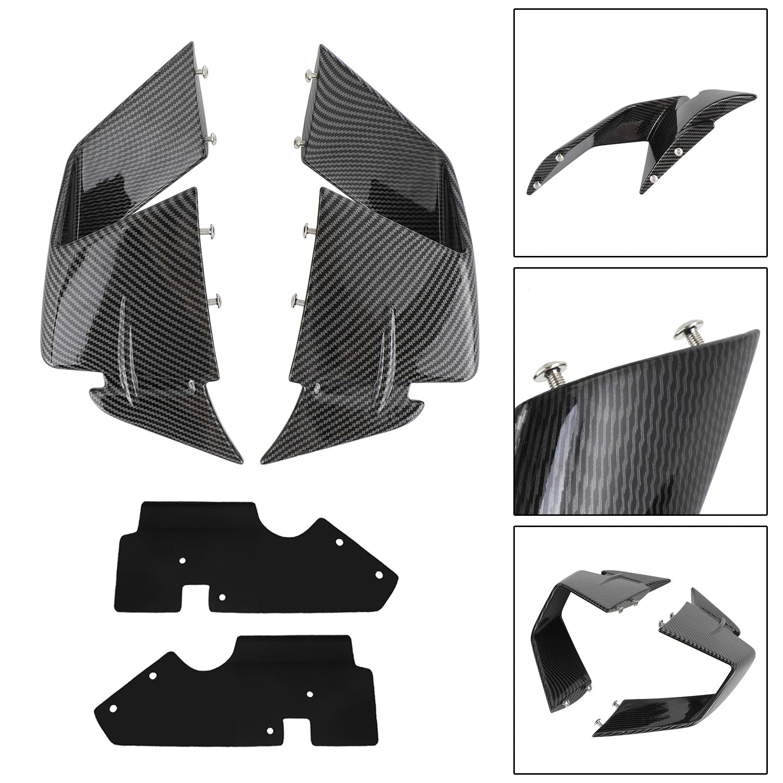 Front Spoiler Wind Winglets for BMW S1000RR (2019–2022)