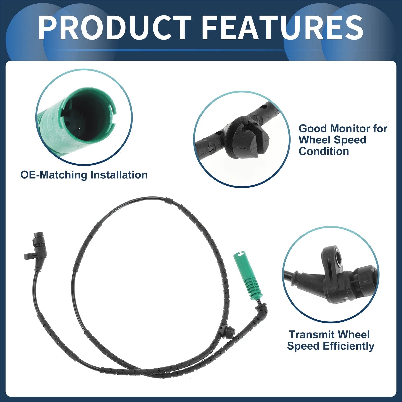 ABS Wheel Speed Sensor No.SSB500063 for Land Rover Range Rover (2002–2012)