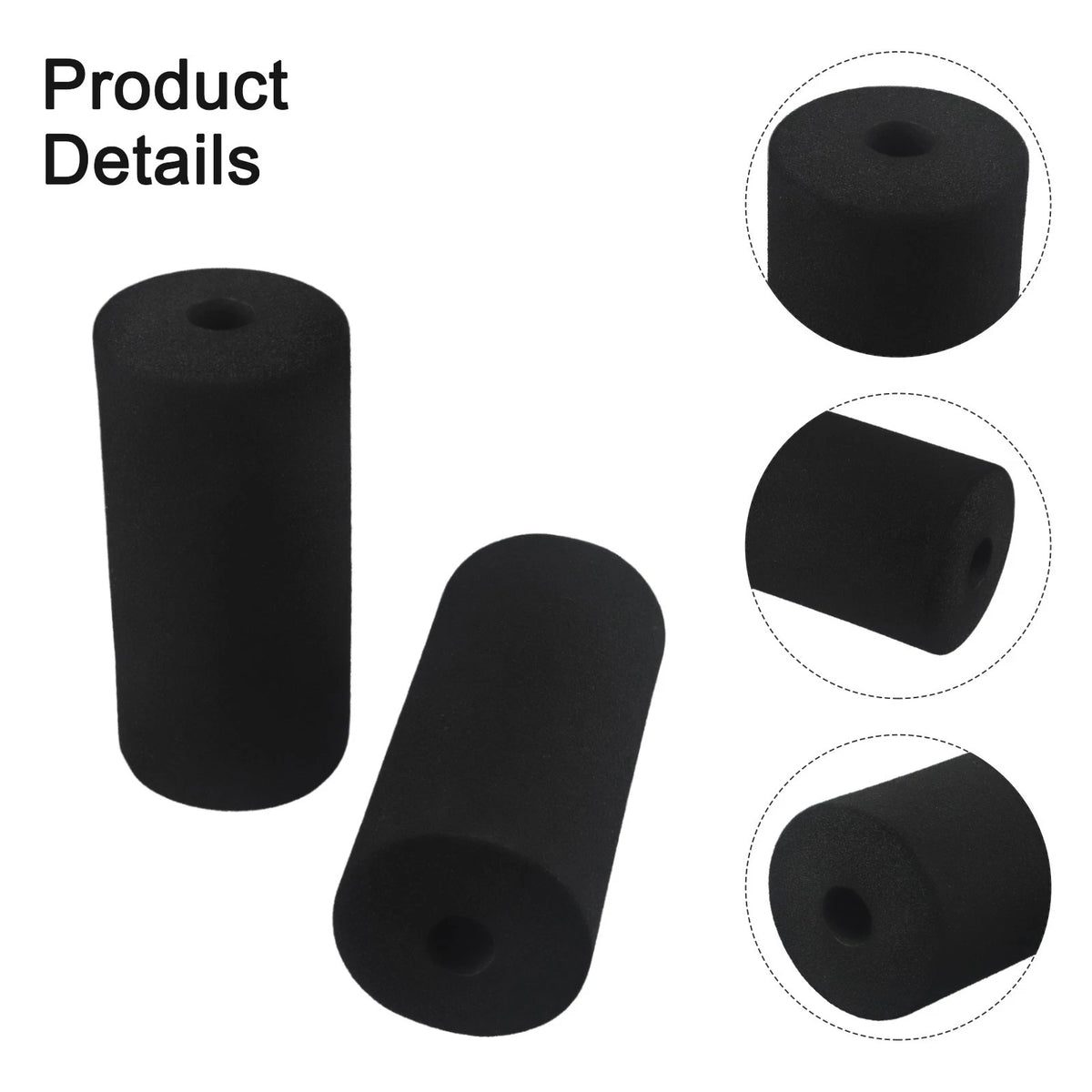 24 Foam Pads Rollers for Weight Bench (Upgrade)