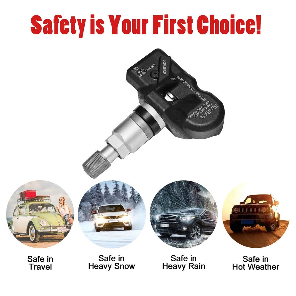 4x Tire Pressure Sensor TPMS 36236771034 For BMW E82 E90 E60 E66 E70 X3 X5 X6 Z4
