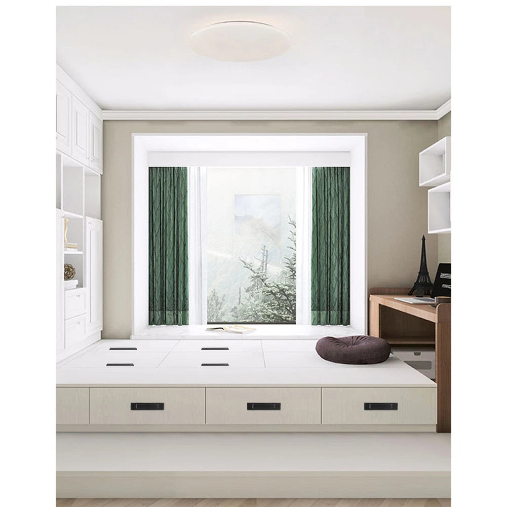 Concealed Handle for Cabinet Door - Recessed Design