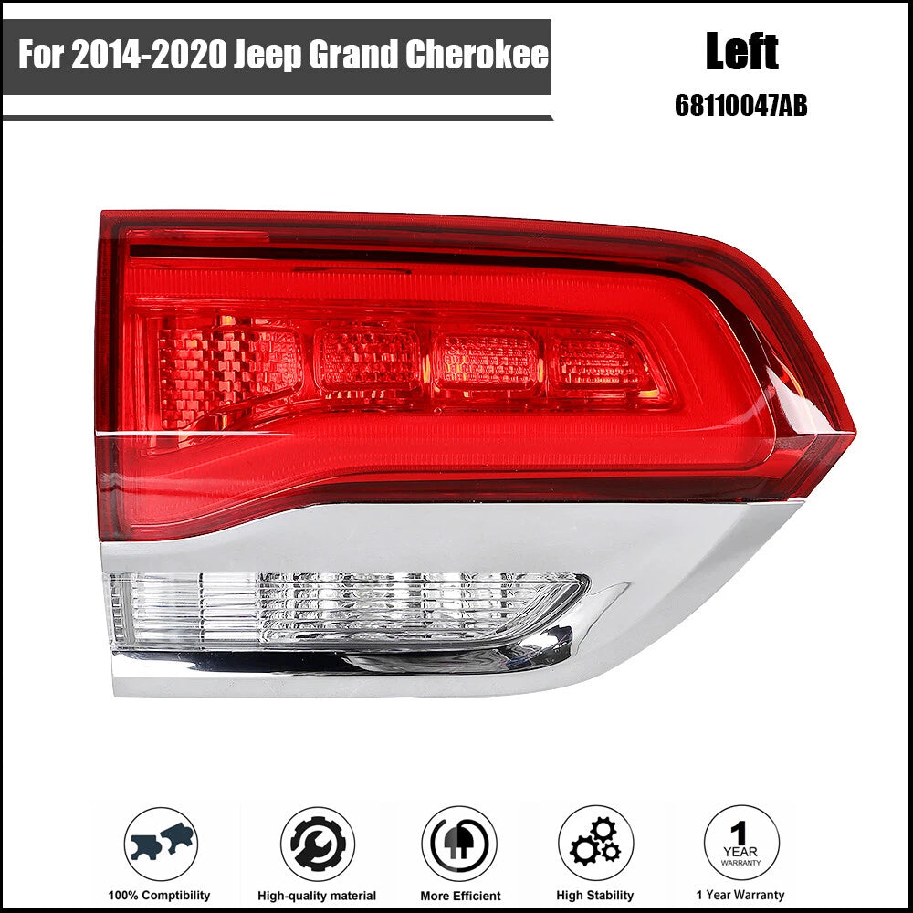 Driver Side Halogen Red Brake Tail Light for Jeep Grand Cherokee (2014–2020)