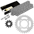 Drive Chain and Sprockets Kit Replacement for Yamaha Breeze 125 (1989–2004)