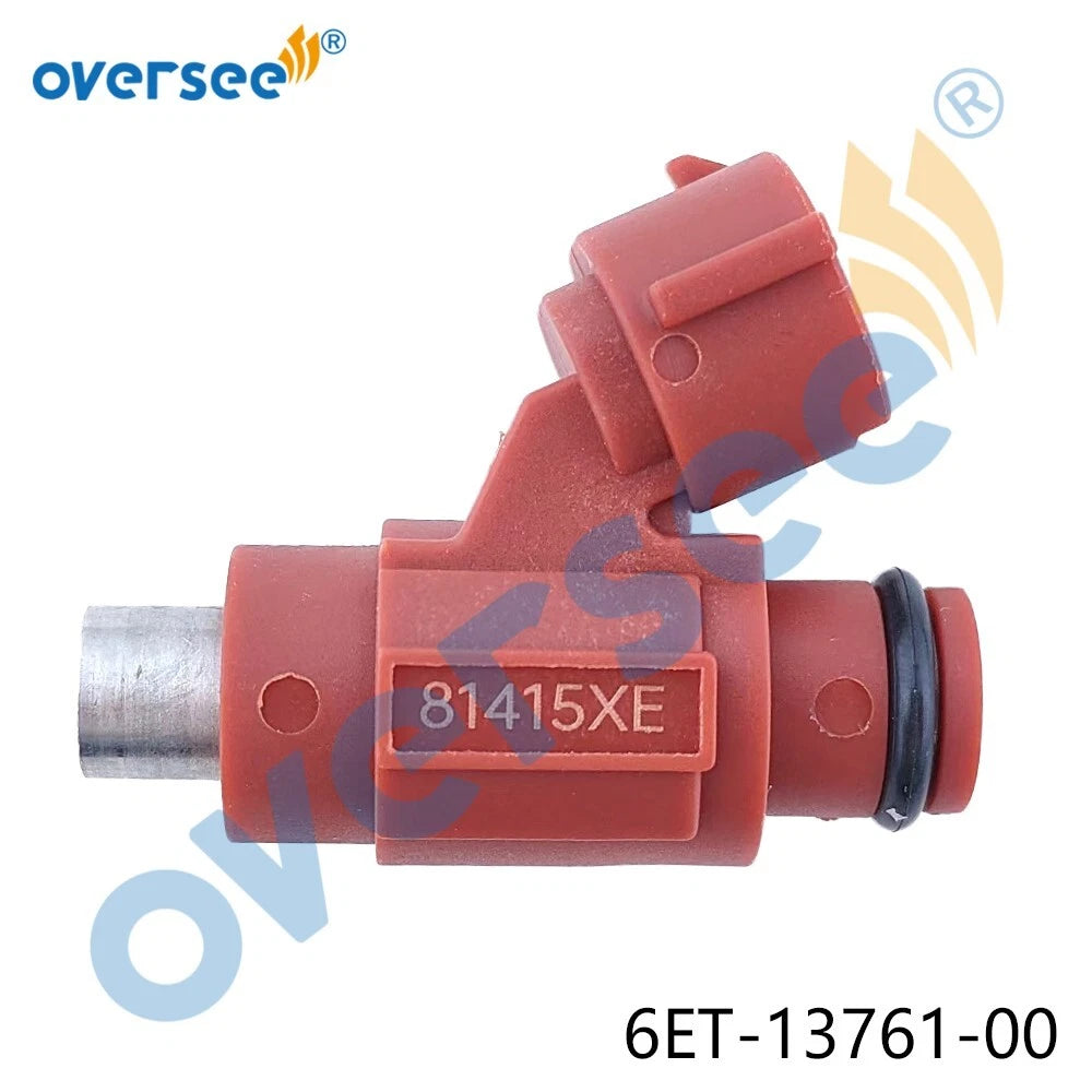 6X Fuel Injector for Yamaha Waverunner FZR FZS FX SVHO GP1800 SX195 (2010–2023)