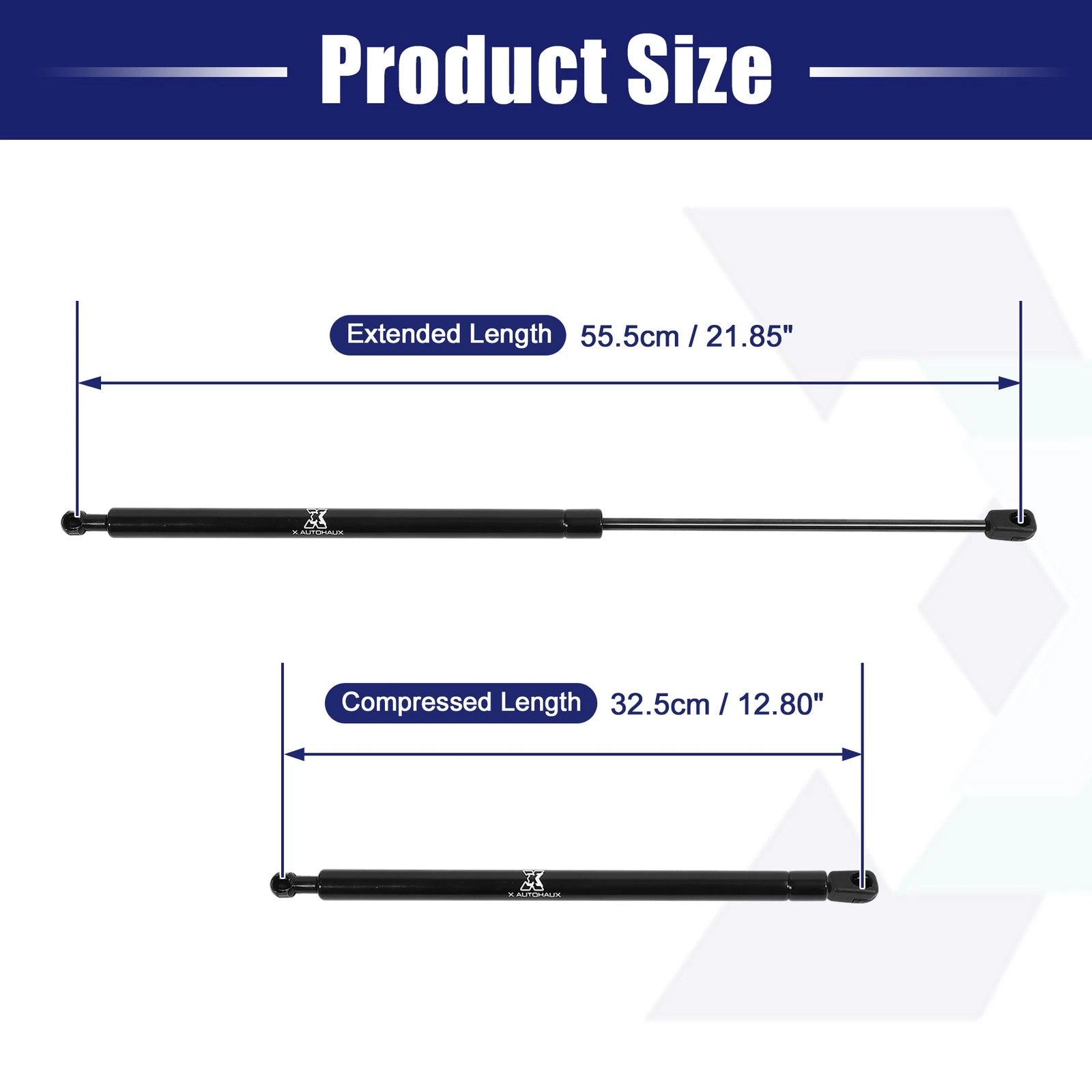 2pcs Rear Trunk Gas Struts Lift Supports for Hyundai Santa (2000–2004)