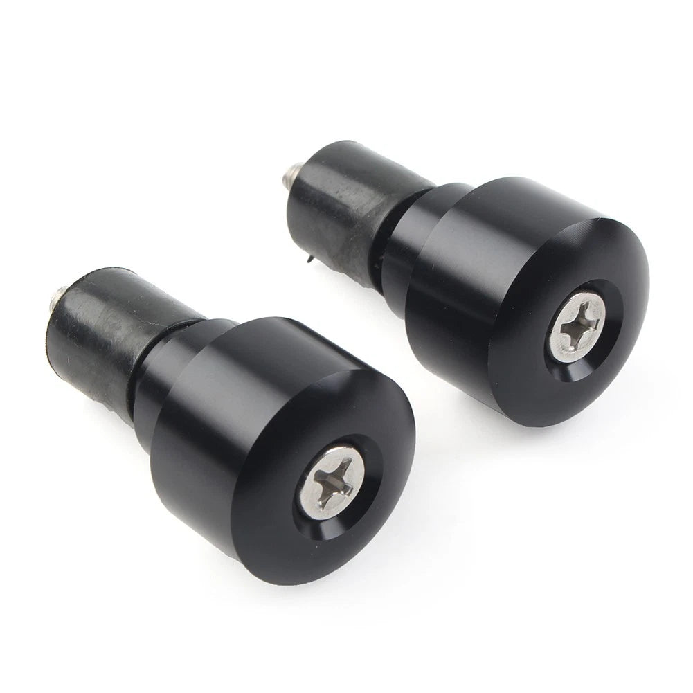 Handlebar Grips & End Slider Caps for Honda CBR600RR (2003–2016) Black