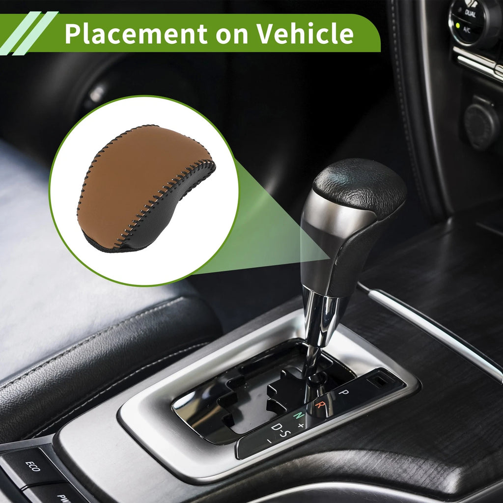 Gear Shift Knob Cover Replacement for Toyota Highlander (2020–2024) Black