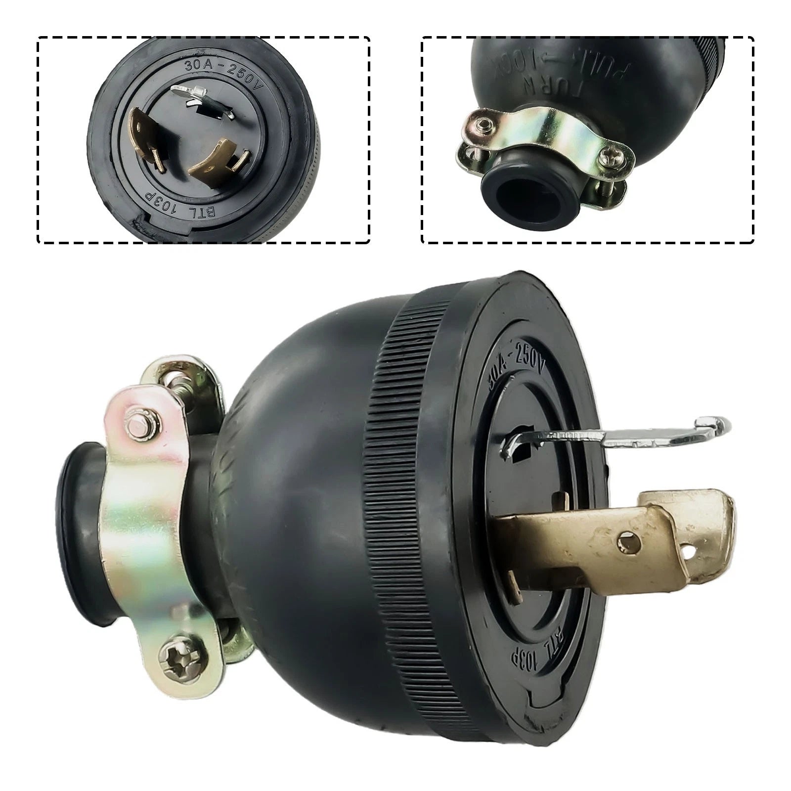 2KW Generator Connector with Locking Design for 168F 170F (Three-Pole)