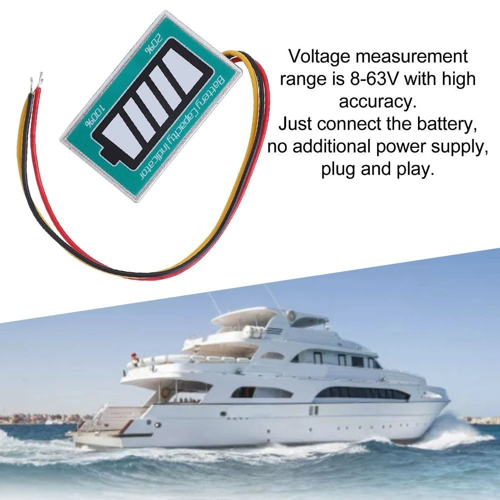 Battery Power Display and Voltage Meter for Vehicle (2010–2023)