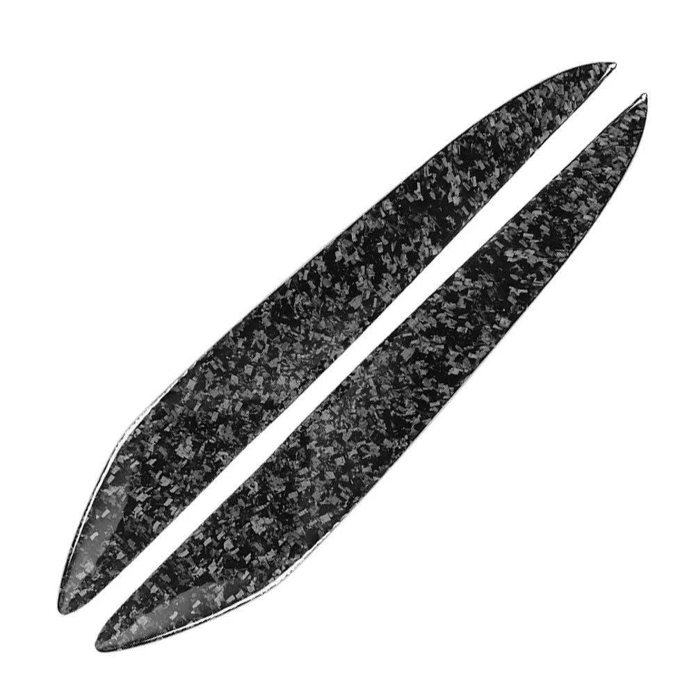 Set of 2 Front Headlight Eyebrow Eyelid Trim for Mazda 3 BL (2009–2013)