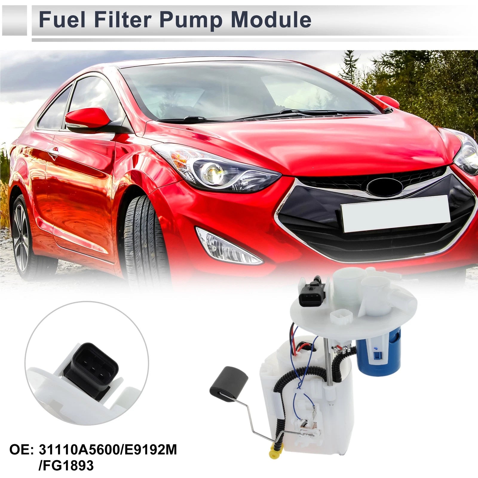 Fuel Pump Assembly Replacement for Hyundai Elantra Coupe Elantra GT (2012–2018)