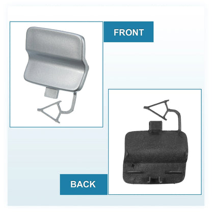 3C8807441A Rear Bumper Tow Hook Cover for Volkswagen Passat CC (2013–2017) Silver Tone