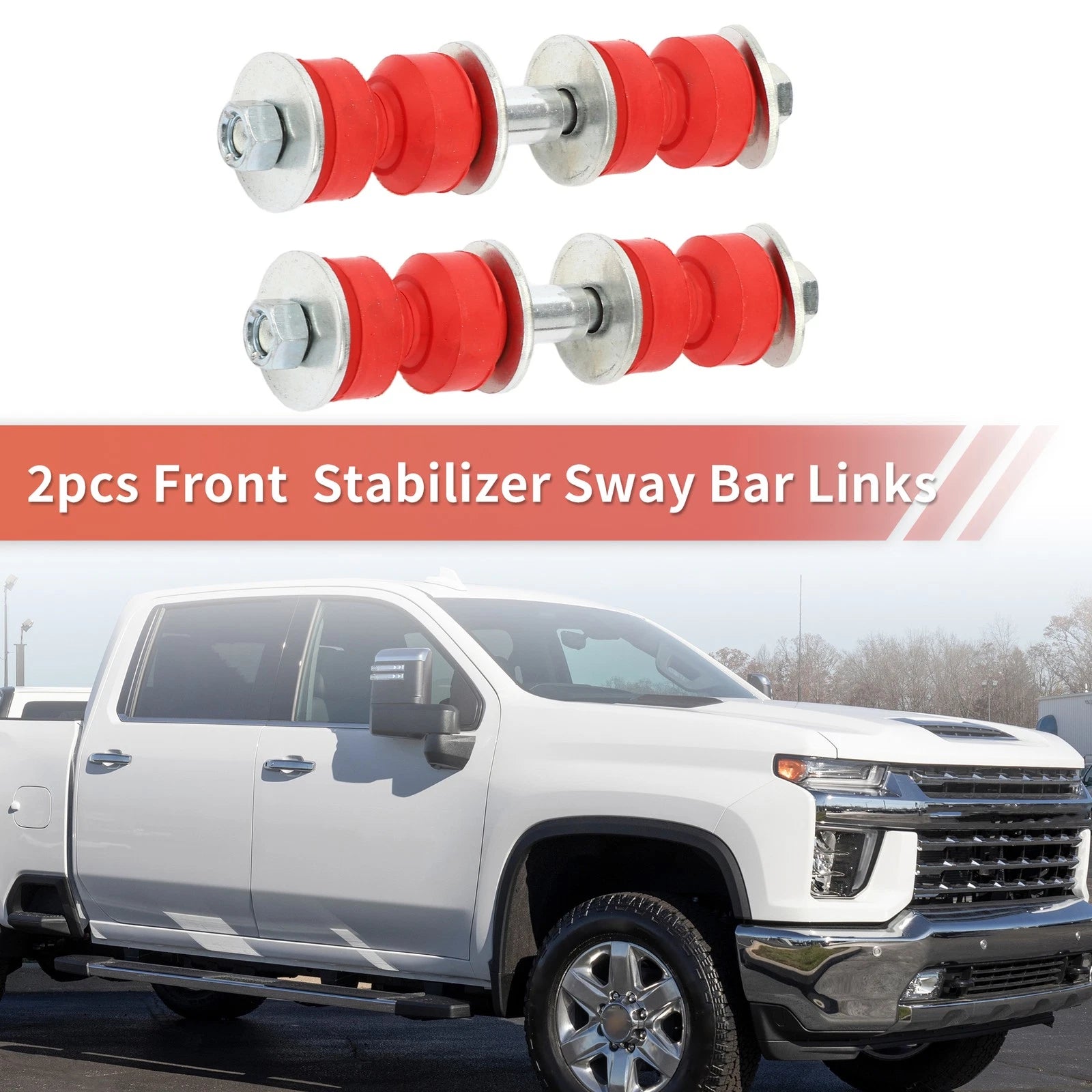 2pc Front Sway Bar Link Kit Replacement for Chevrolet Impala (2000–2013)