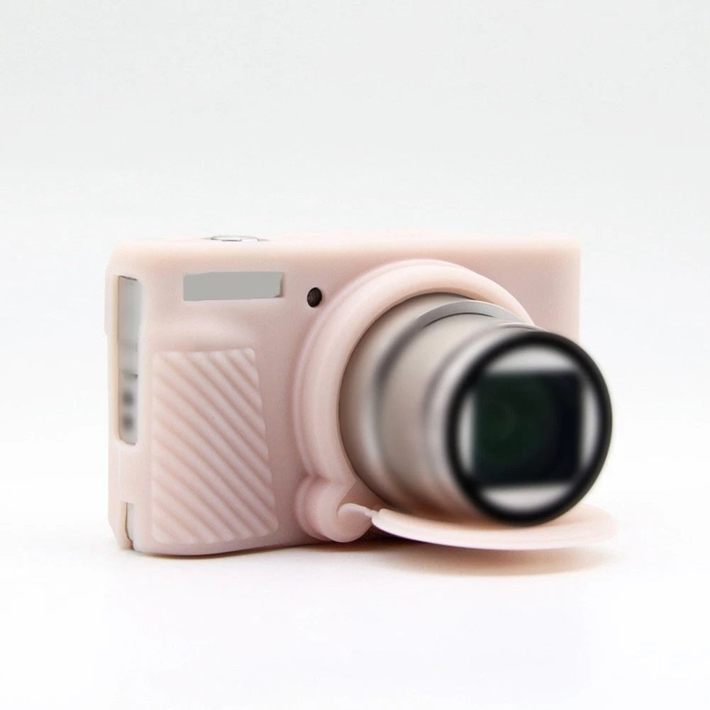 Silicone Camera Case with Lens Cap for Canon SX740HS SX730HS