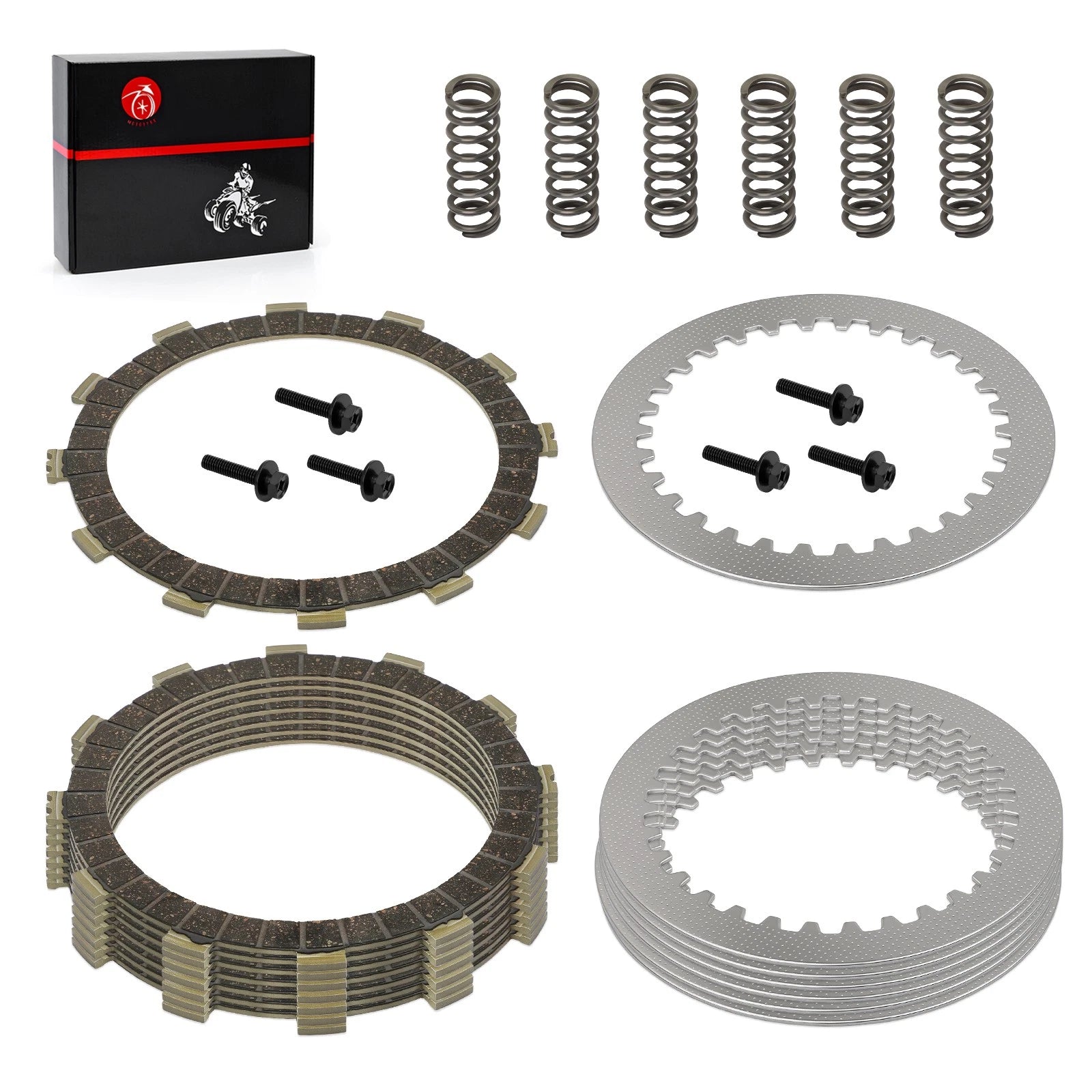 Clutch Friction & Steel Plates Kit for Yamaha YZ250 (2002–2024) #3XK-16321-00-00