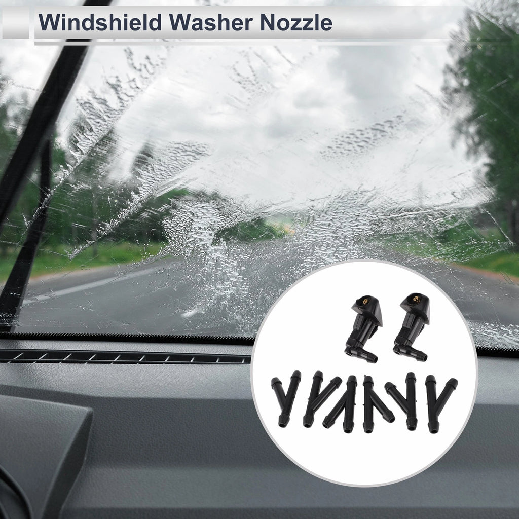 Windshield Washer Nozzle with 6 Hose Connectors for Honda Fit (2007–2013)