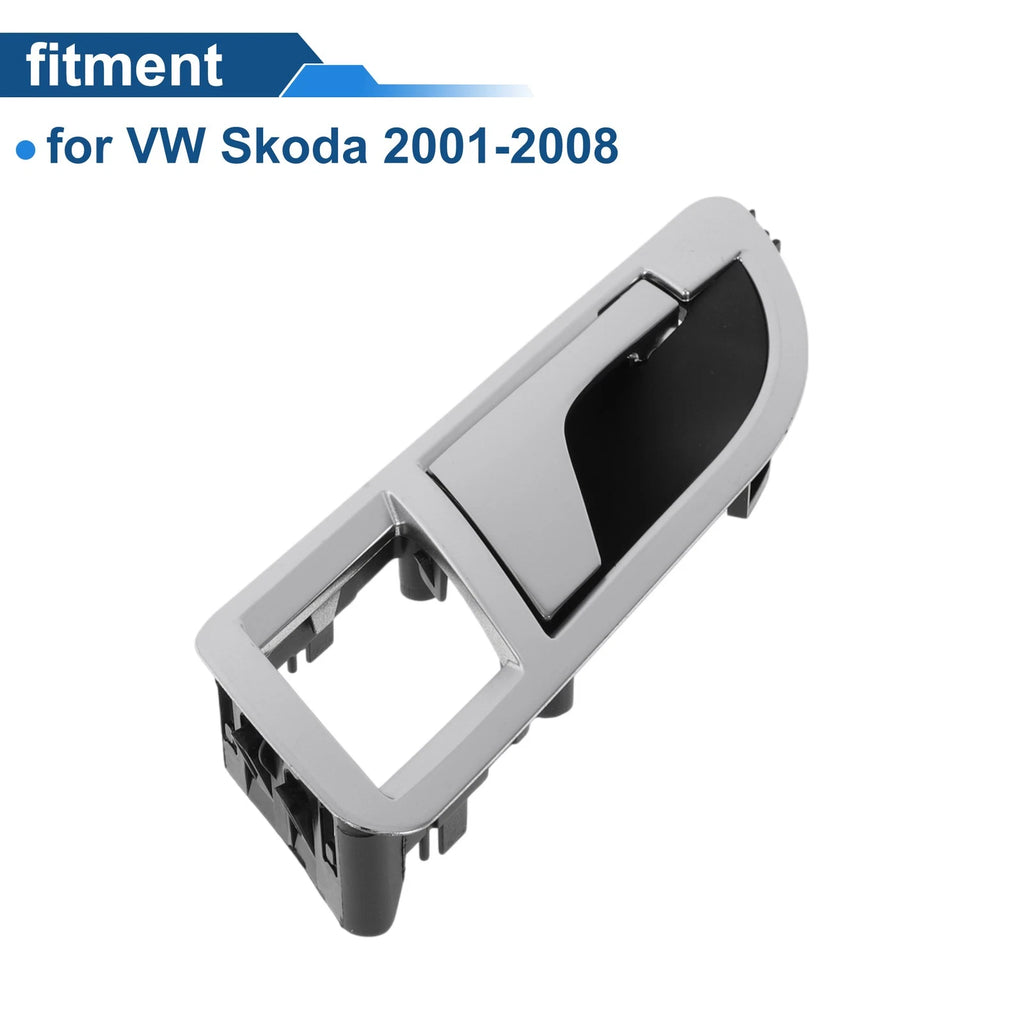 Front Passenger Side Interior Door Handle for VW Skoda (2001–2008) Chrome