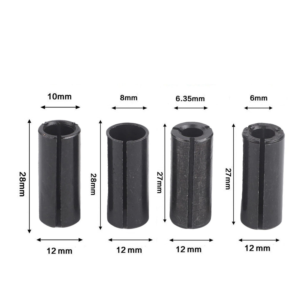 Set of 4 Conversion Collet Adapters for Automotive Applications