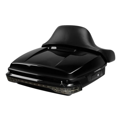 Chopped Trunk Pad Tail Light Mount for Harley Touring FLHT (2014–2025)
