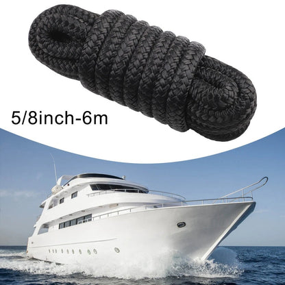 5/8 Inch x 6M Nylon Rope with Eye Loop for Marine Docking Needs