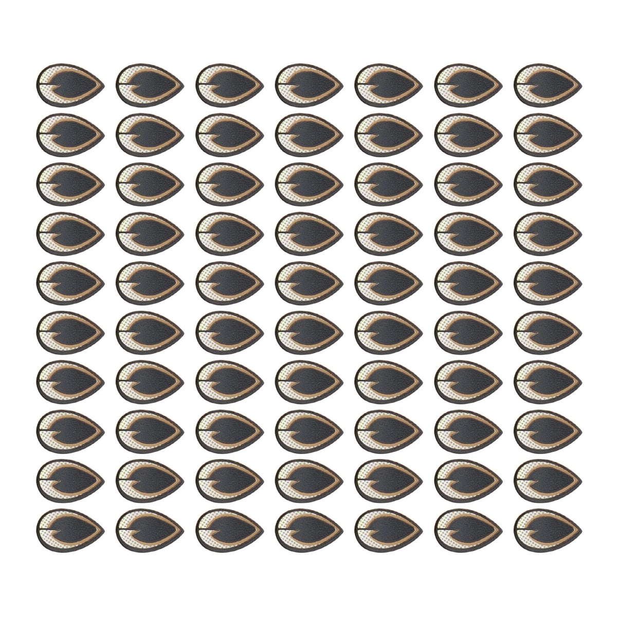 2D Holographic Laser Flat Fishing Lure Eyes Stickers