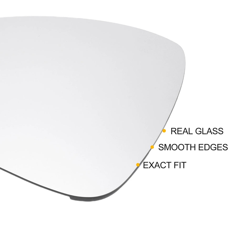 Left Side Heated White Mirror Glass for Porsche Panamera (2009–2015)