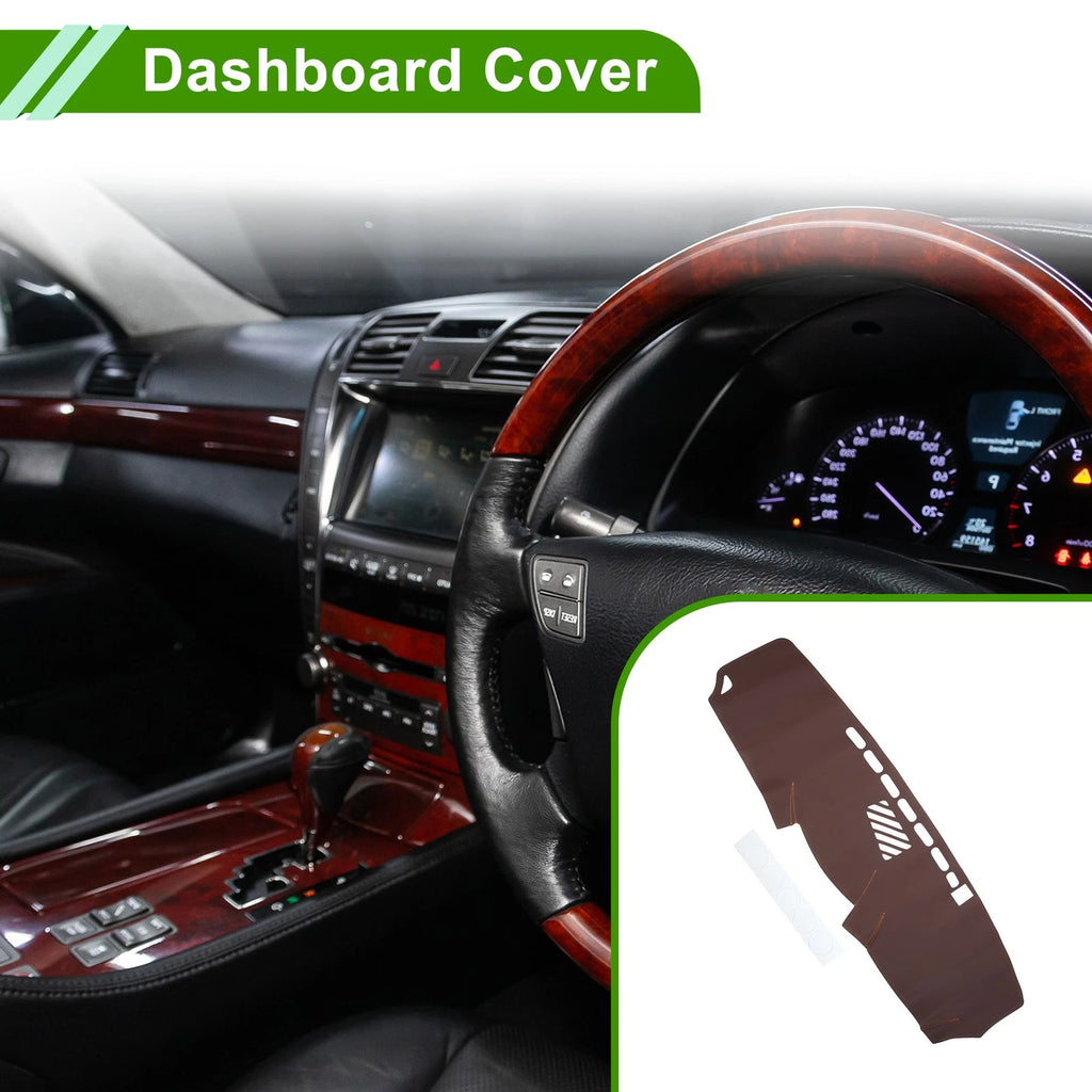 Dashboard Cover Mat for Lexus IS250 IS350 (2006–2011) Brown