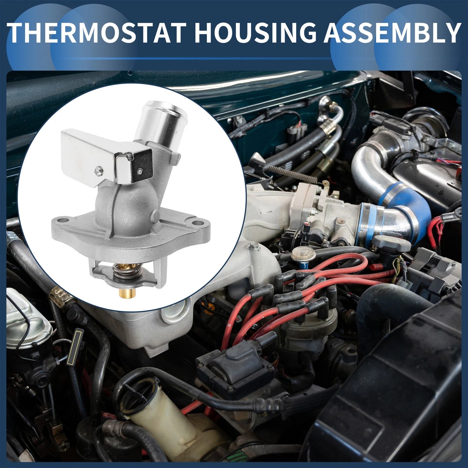 Engine Coolant Thermostat Housing Assembly for Chevrolet Colorado 2.5L (2015–2019)
