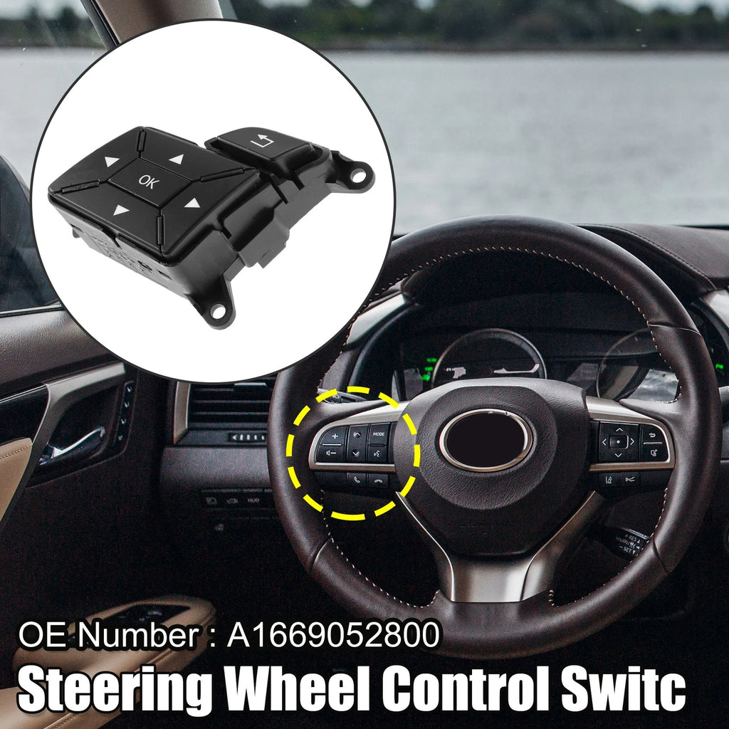 Left Multi Function Steering Wheel Control Switch for Mercedes Benz E W212 (2010–2016)