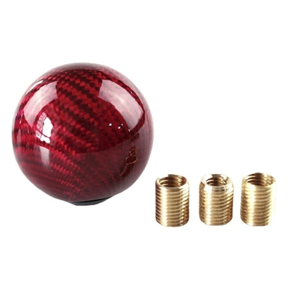 5cm Carbon Fiber Gear Knob for Automatic Vehicles (2010–2023)