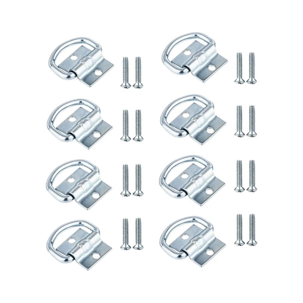 8pcs Hidden Mount D Ring Anchor for Cargo Protection (Universal)