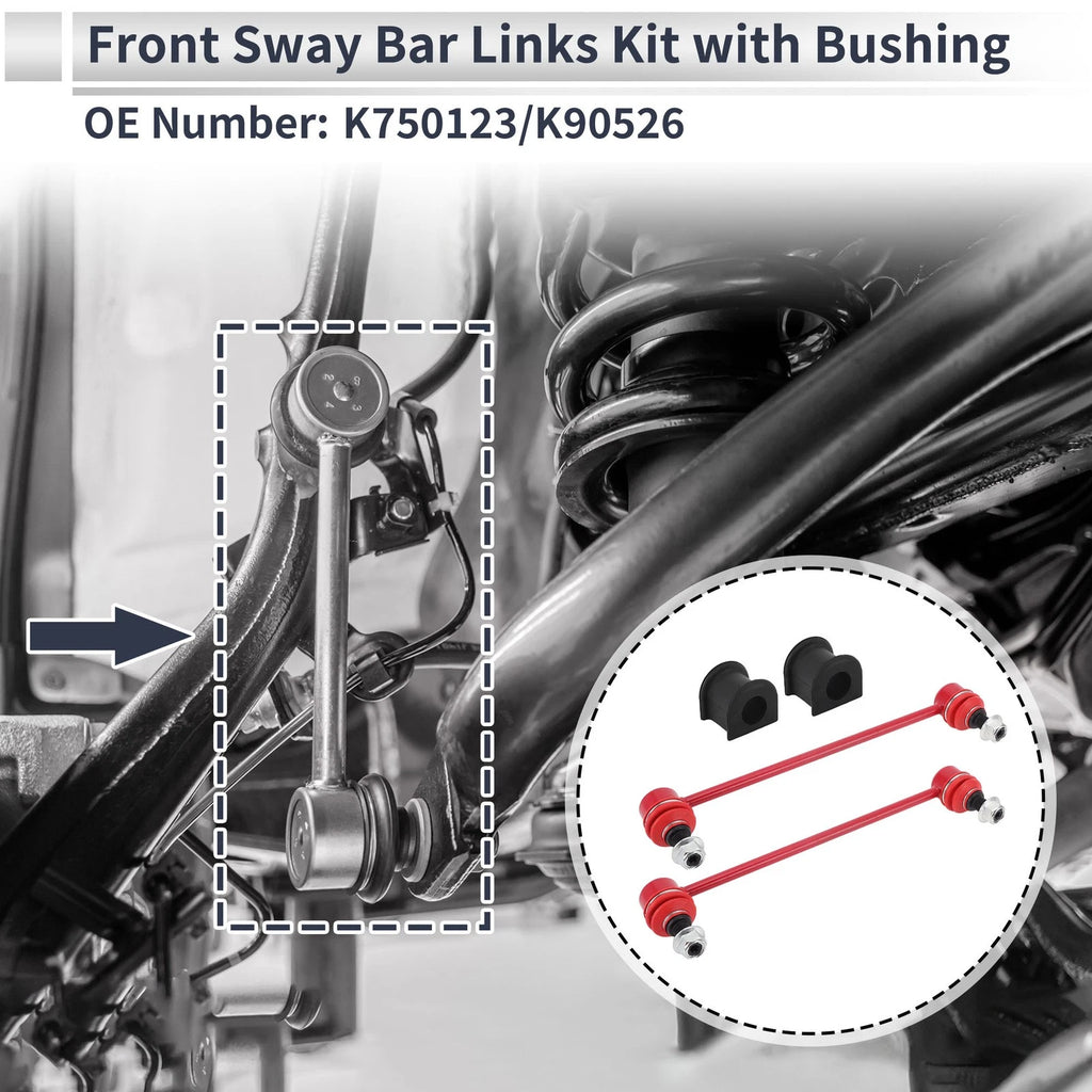 Front Stabilizer Bar Links with Bushings for Toyota Camry (2007–2015)