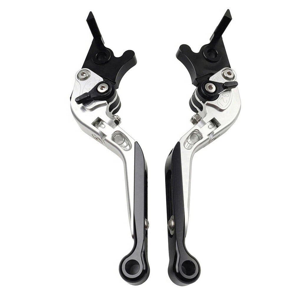 CNC Silver Extendable Brake Clutch Levers for Honda CBR125R CBR150R CBR250R (2004–2017)