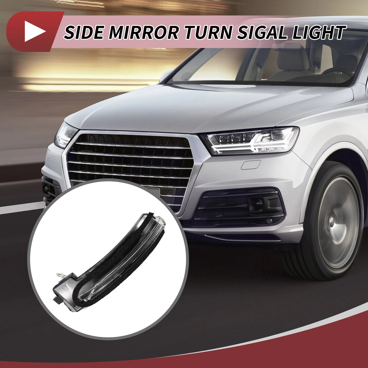 Car Mirror Turn Signal Light for Hyundai Sonata 10th 2020-2022 Left LED
