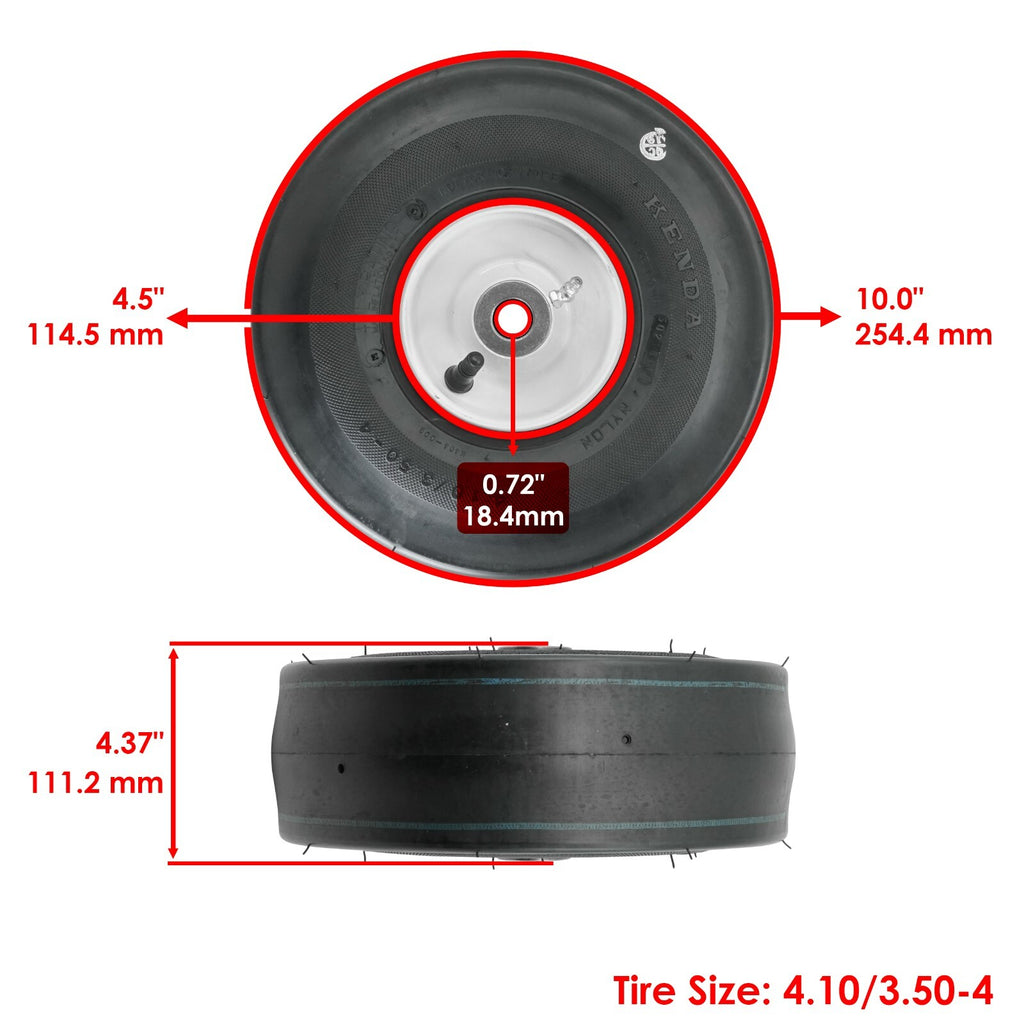 Front Wheel and Tire Assembly for Toro Exmark (2000–2000)
