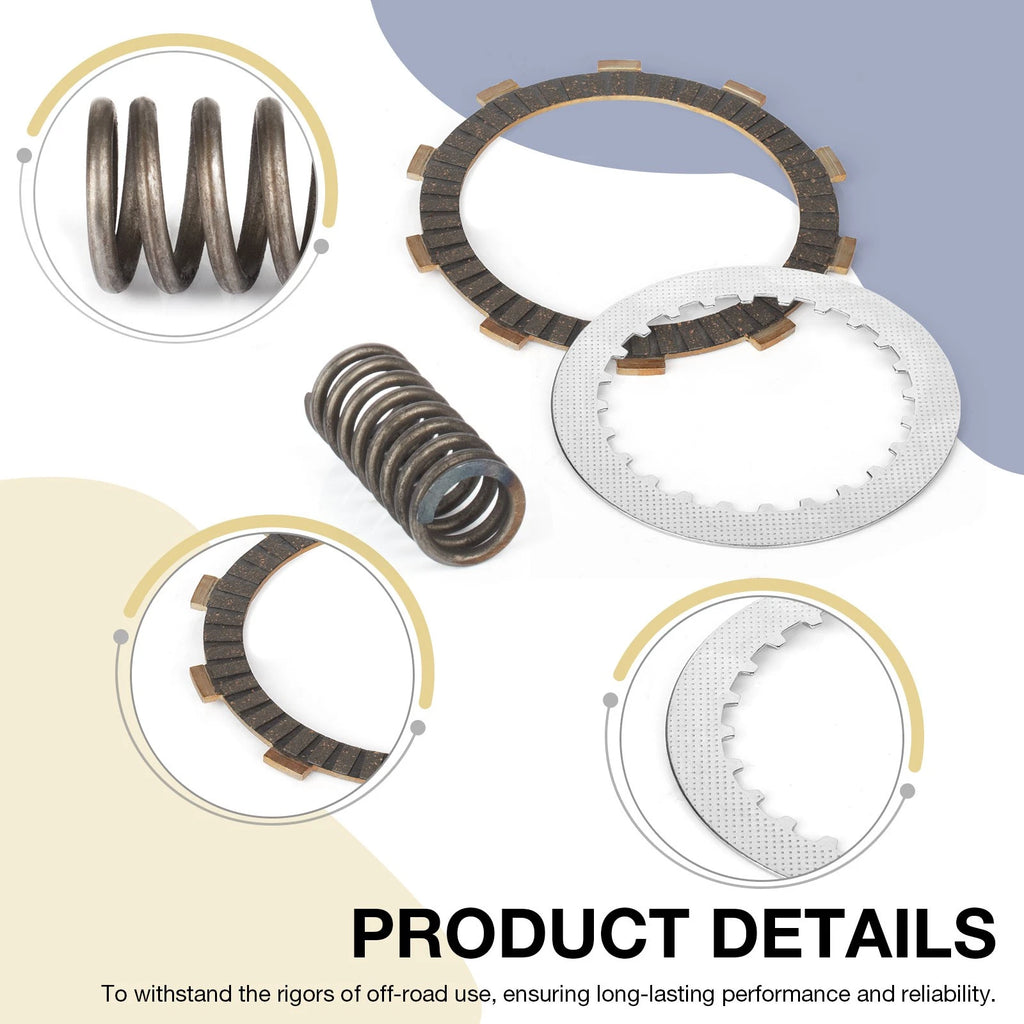 Clutch Friction Steel Plates Kit for Honda Shadow Spirit 750 VT750C2F (2007–2014)