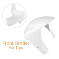 Front Fender Mud Guards for Ducati 966 (Unpainted, White)