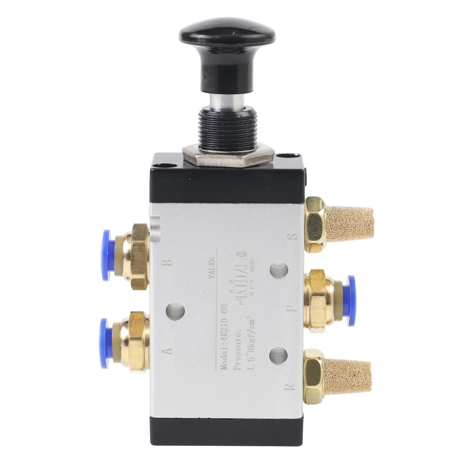 5-Way Pneumatic Air Valve 4R210-08 for Hand Push Pull (Connector)