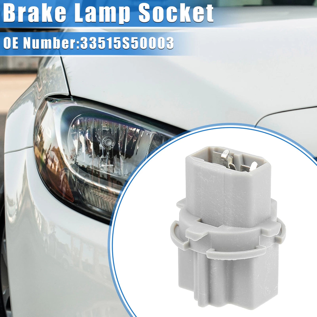 Brake Lamp Socket for Acura TSX (2004–2014) & Honda Civic (2006–2011) 33515S50003