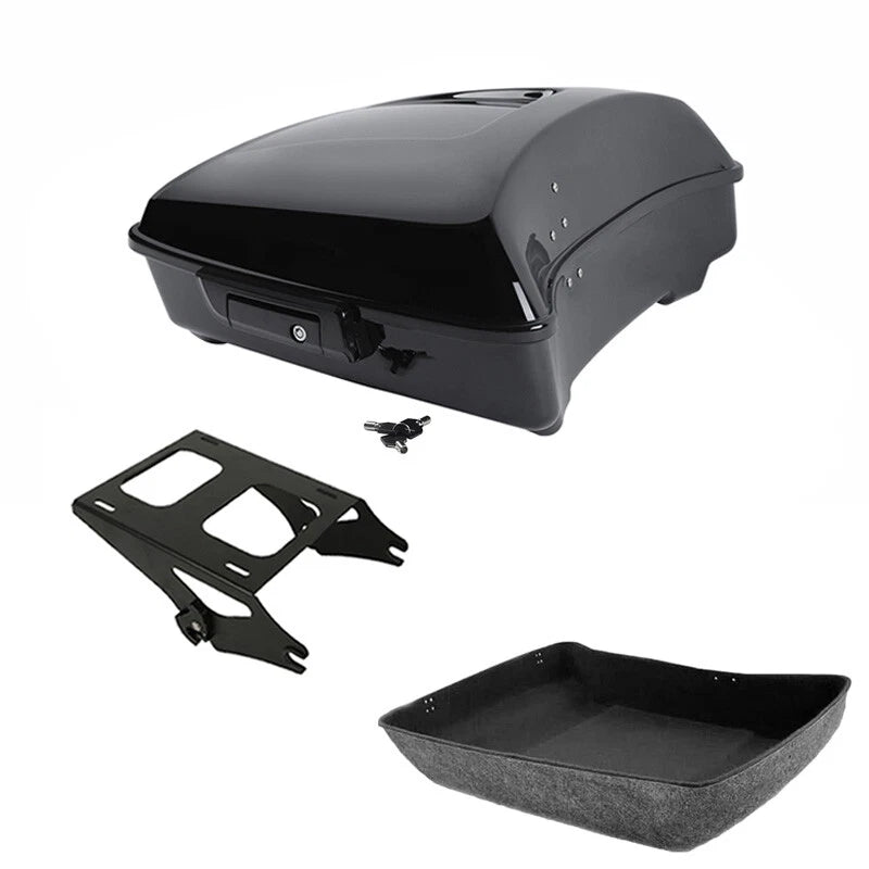 Chopped Trunk Mount Rack for Harley Touring Road Street Glide (2014–2026)