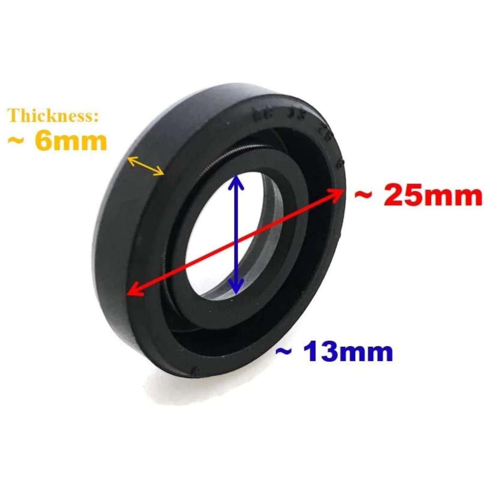 Oil Seal for Yamaha Outboard 9.9HP 15HP (93101-13018, 93101-13M11, 93101-13M27)