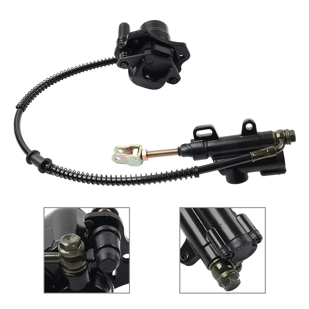 Hydraulic Rear Disc Brake Caliper & Master Cylinder Kit for Motorcycle