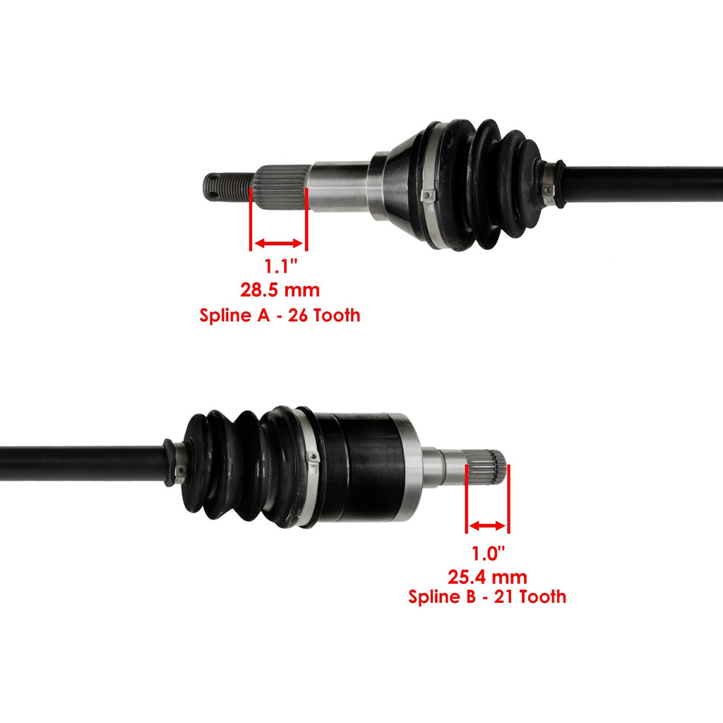 Front Left Right CV Joint Axles Replacement for Can-Am Maverick 1000R 2014-2018