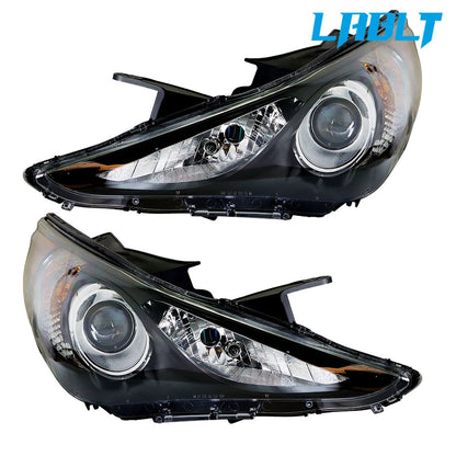 Set of 2 Projector Headlights Halogen for Hyundai Sonata (2011–2014)