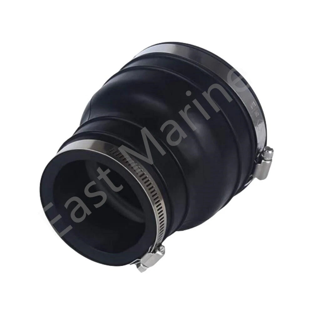 Exhaust Bellow Hose + 2 Clamps for Mercruiser Stern Drive (3" to 4")