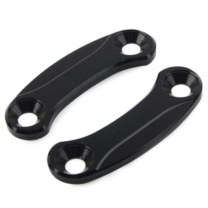 Rearview Mirror Block Off Base Plates for Kawasaki ZX-10R (2016–2021) BLACK
