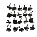 20 Pieces Door Panel Clips Trim Retainers for Ford (1975)
