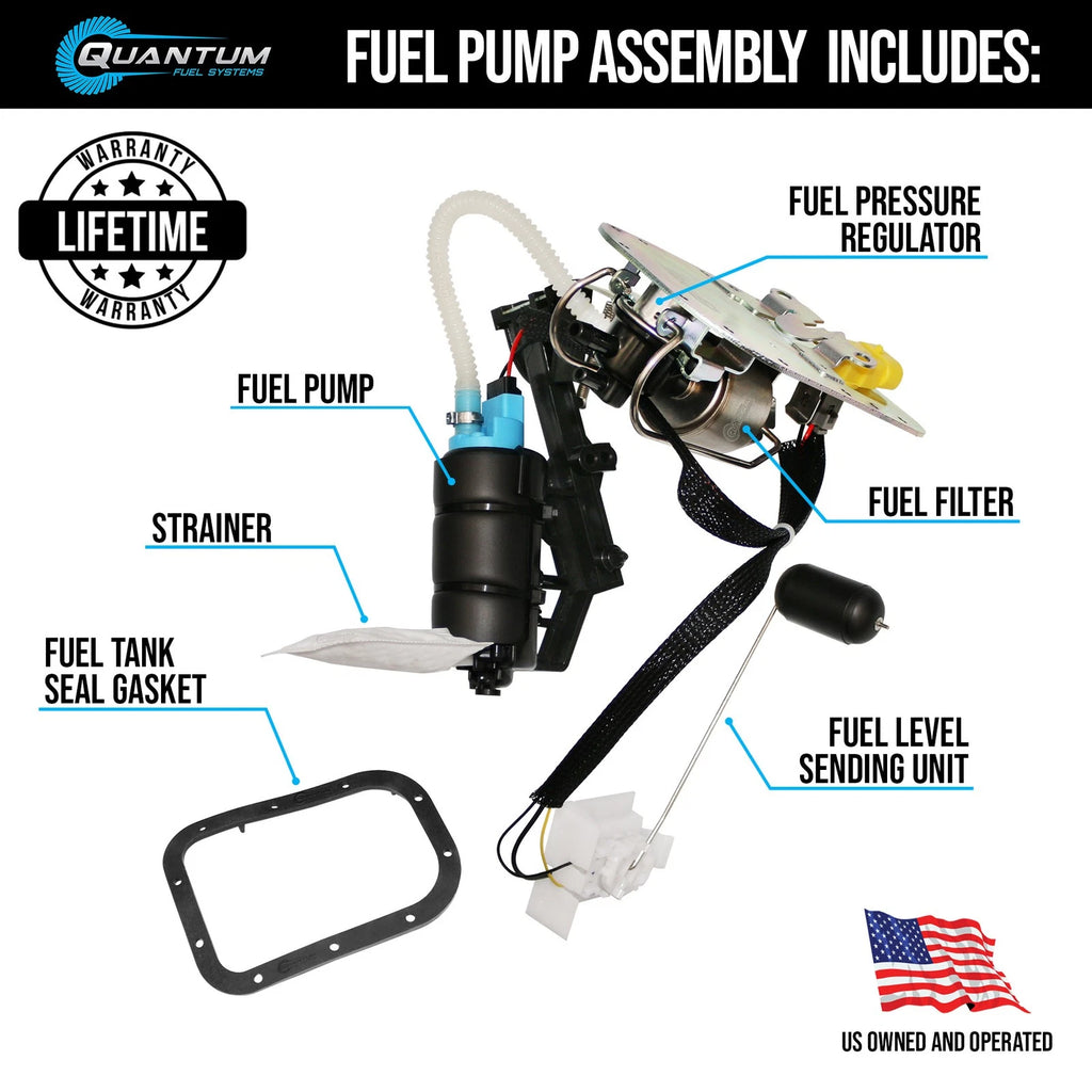 QFS Fuel Pump Module for Harley Davidson FLST FXST (2006–2007)