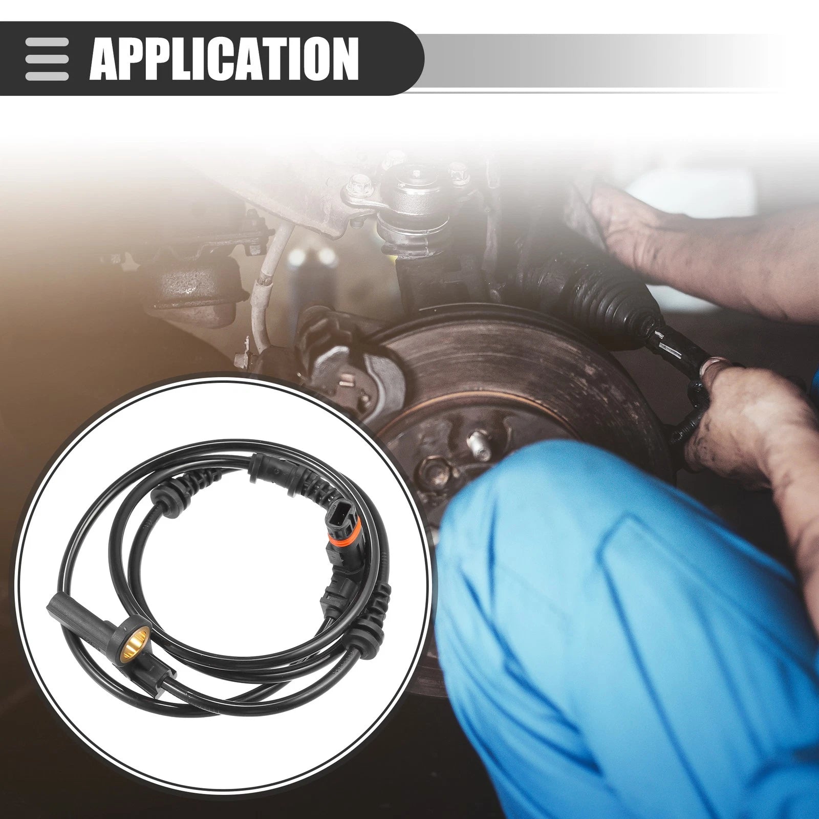 Front Left ABS Sensor Replacement for Mercedes-Benz CL500 (2007–2008)