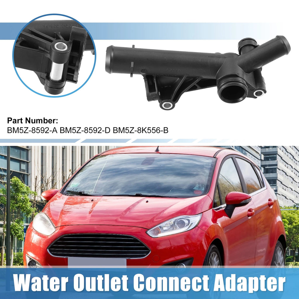 Engine Water Outlet Connector Adapter for Ford Escape Fusion Fiesta (2009–2019)